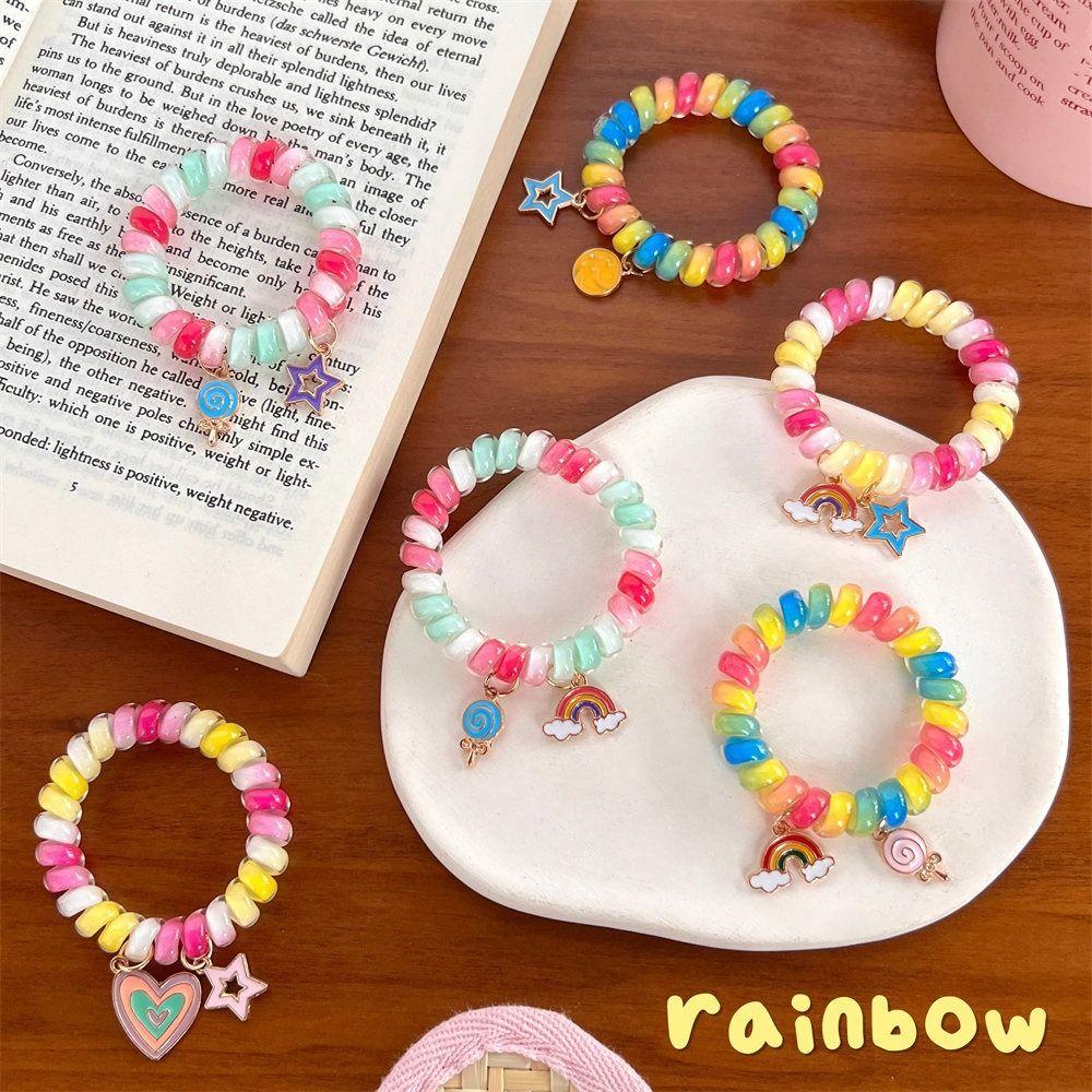 Держатель для хвоста Радужная веревка для волос Красочная резинка Kawaii Завязки для волос для девочек
Держатель для хвоста Радужная веревка для волос Красочная резинка Kawaii Завязки для волос для девочек