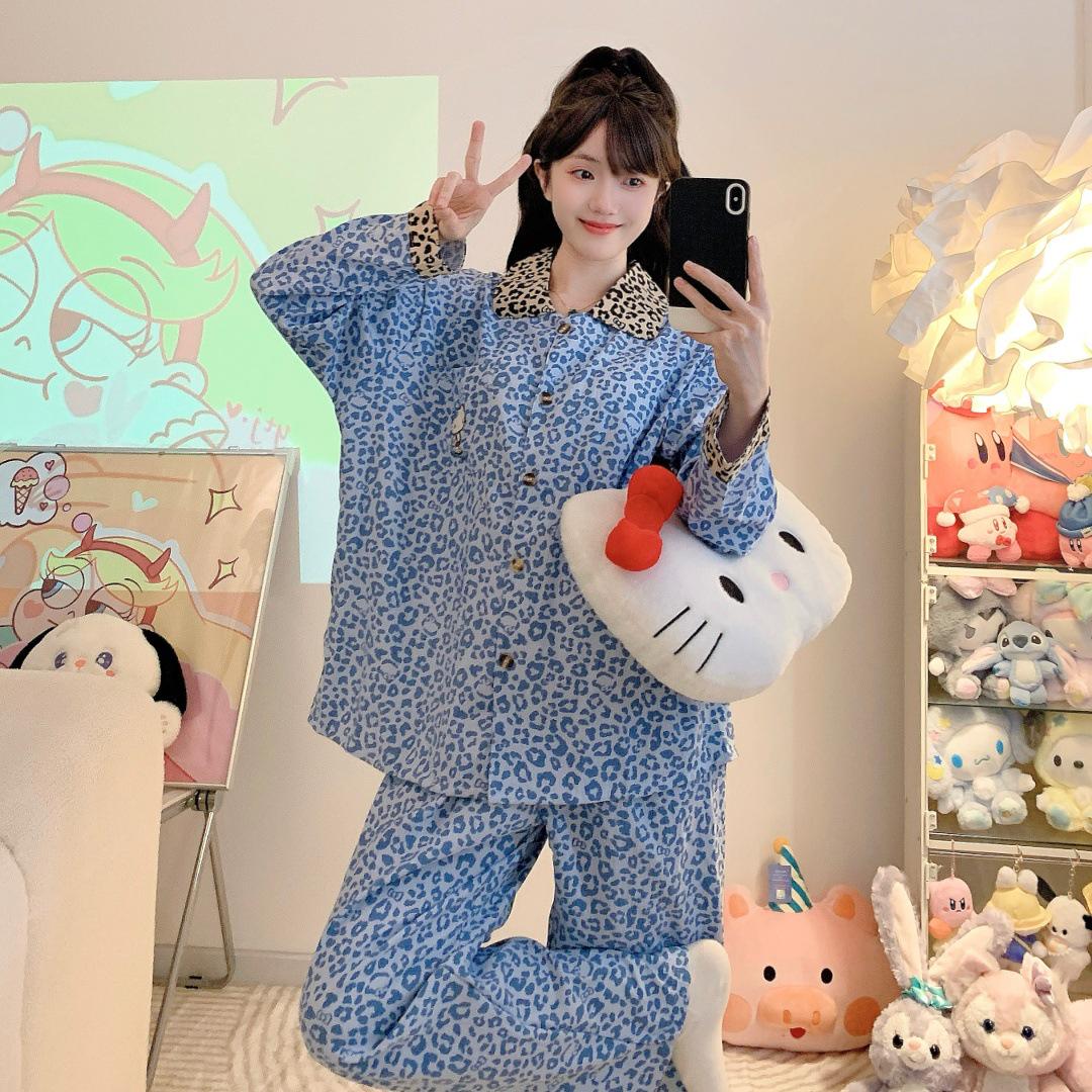 Plus Size Cloud Cotton Pajamas - Long Sleeve & Pants - All Seasons 4XL (180-210 jin) небесно-голубой
Plus Size Cloud Cotton Pajamas - Long Sleeve & Pants - All Seasons 4XL (180-210 jin) небесно-голубой