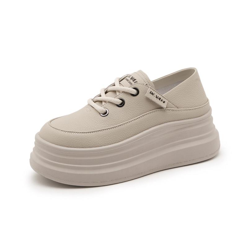 Spring and Autumn new soft-soled work shoes round head lace-up two wear soft-faced breathable versatile white shoes fashionable women 40 бежевий
Spring and Autumn new soft-soled work shoes round head lace-up two wear soft-faced breathable versatile white shoes fashionable women 40 бежевий