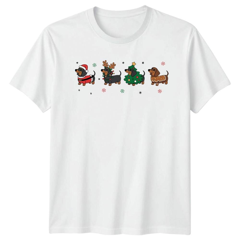 Dachshund Christmas Holiday Graphic Tee Men Women Unisex Festive Dogs Unisex T-Shirt S
Dachshund Christmas Holiday Graphic Tee Men Women Unisex Festive Dogs Unisex T-Shirt S