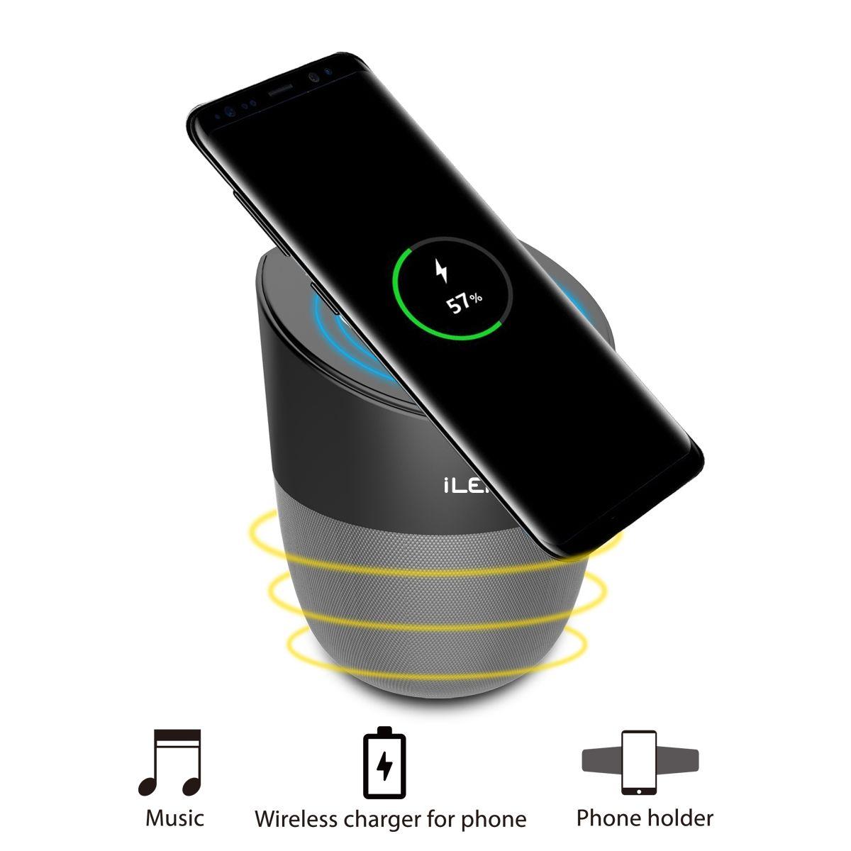 Wireless Bluetooth Speaker and Qi Wireless Charger and Docking Station A1
Wireless Bluetooth Speaker and Qi Wireless Charger and Docking Station A1
