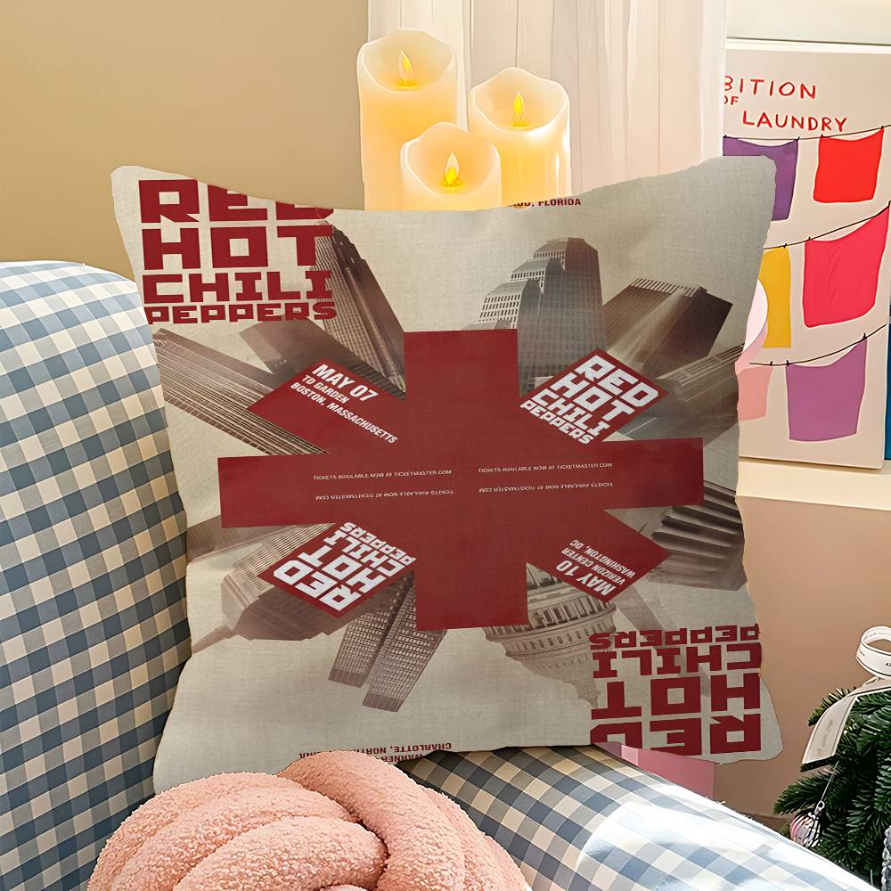 Popular Rock Band Red Hot Chili Peppers Cushion Cover Pillow Cover Decor Pillowcase Printed Cushion Case for Couch 30x30 cm
Popular Rock Band Red Hot Chili Peppers Cushion Cover Pillow Cover Decor Pillowcase Printed Cushion Case for Couch 30x30 cm