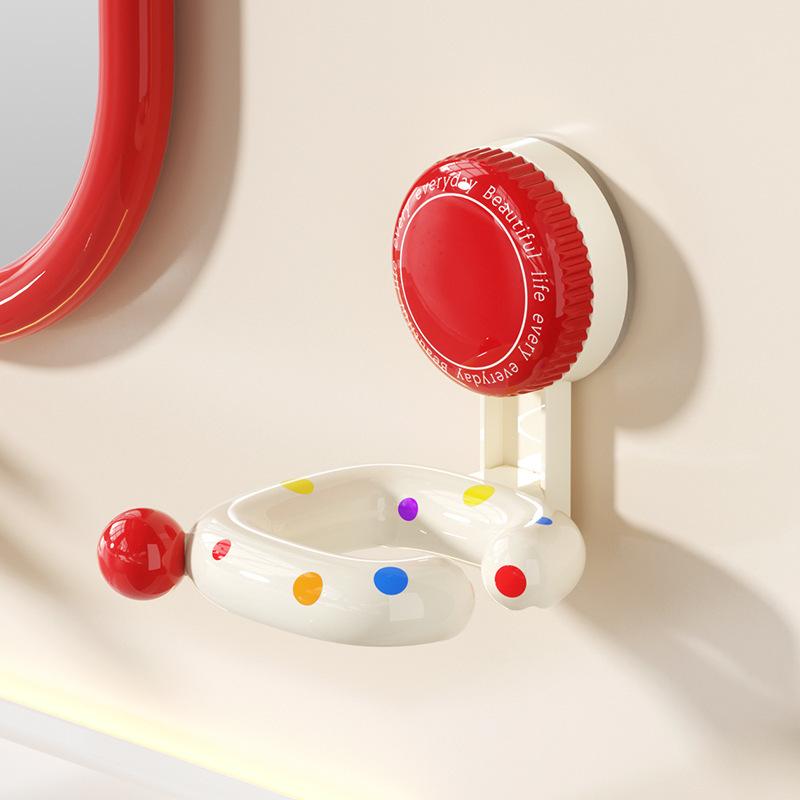 Polka dot suction cup hair dryer bracket, no punching, household bathroom, toilet, balcony, hair dryer storage holder красный
Polka dot suction cup hair dryer bracket, no punching, household bathroom, toilet, balcony, hair dryer storage holder красный