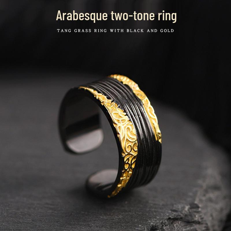 Посеребренное кольцо «Арабеска Дракон» для пар — Модный подарок унисекс
Посеребренное кольцо «Арабеска Дракон» для пар — Модный подарок унисекс