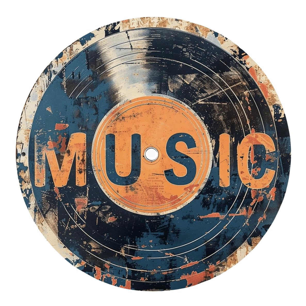 ALOHAMONI Round Metal Sign Diner Route66 (Vintage Record Orange)
ALOHAMONI Round Metal Sign Diner Route66 (Vintage Record Orange)