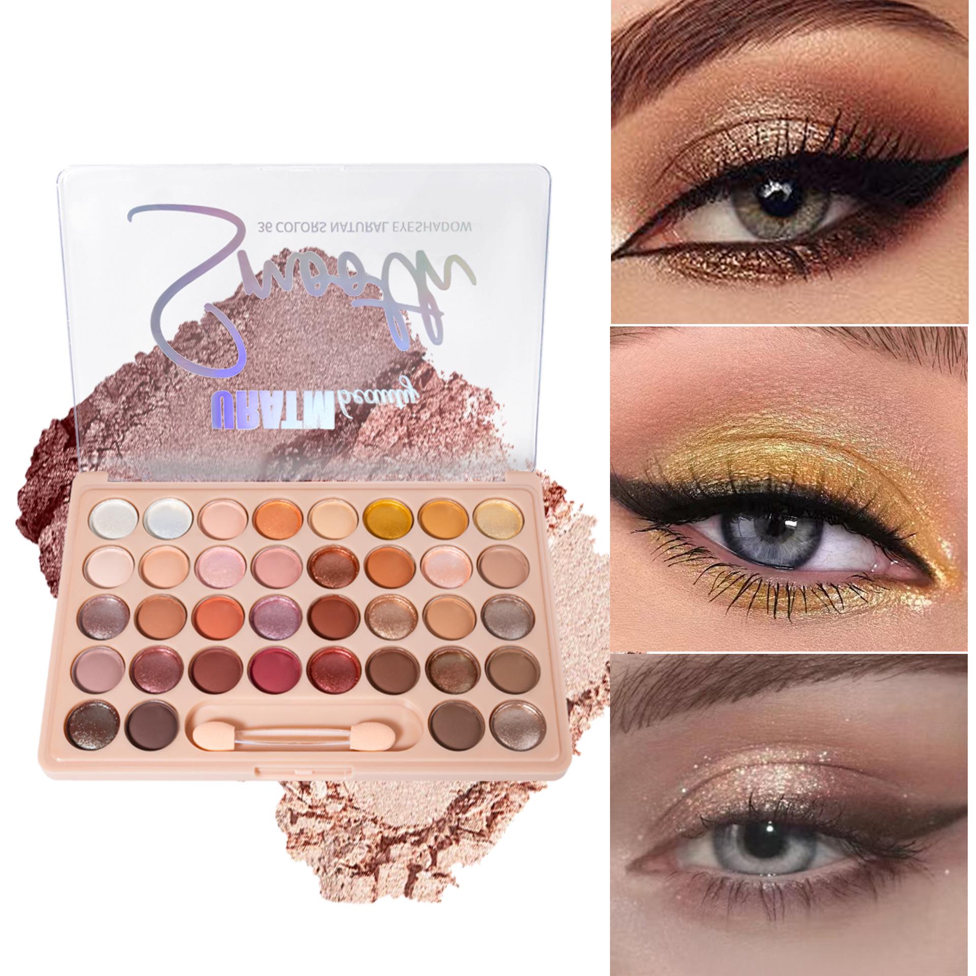 36-Color Multifunctional All-in-One Makeup Palette: Matte & Shimmer, Long-Lasting, Highly Pigmented, Glittering Beauty. 32.4g
36-Color Multifunctional All-in-One Makeup Palette: Matte & Shimmer, Long-Lasting, Highly Pigmented, Glittering Beauty. 32.4g