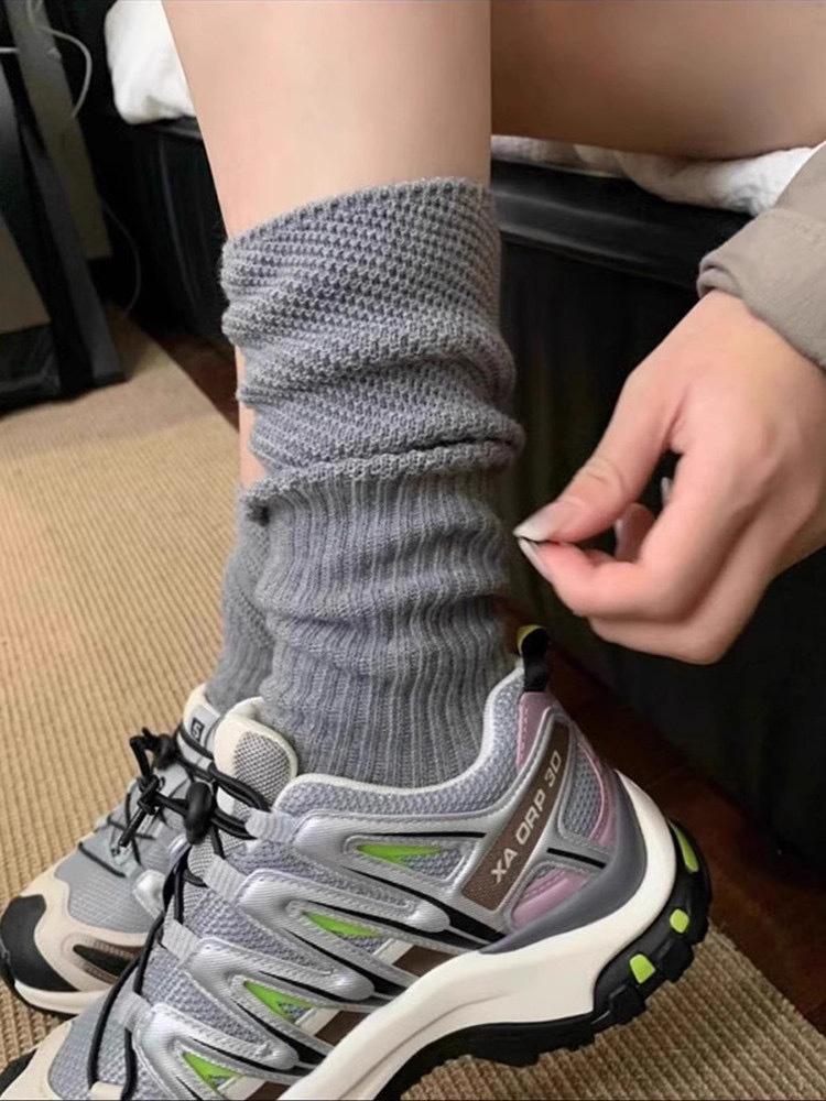 Women s Gray Popcorn Stitch Long Tube Socks - Spring & Autumn Style, Loose Mouth, Chunky Knit. Suitable for All Seasons. One Size світло-сірий колір
Women s Gray Popcorn Stitch Long Tube Socks - Spring & Autumn Style, Loose Mouth, Chunky Knit. Suitable for All Seasons. One Size світло-сірий колір