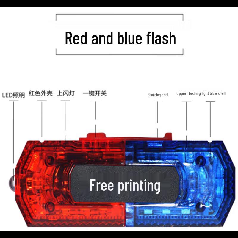 Rechargeable LED Shoulder Warning Light
Rechargeable LED Shoulder Warning Light