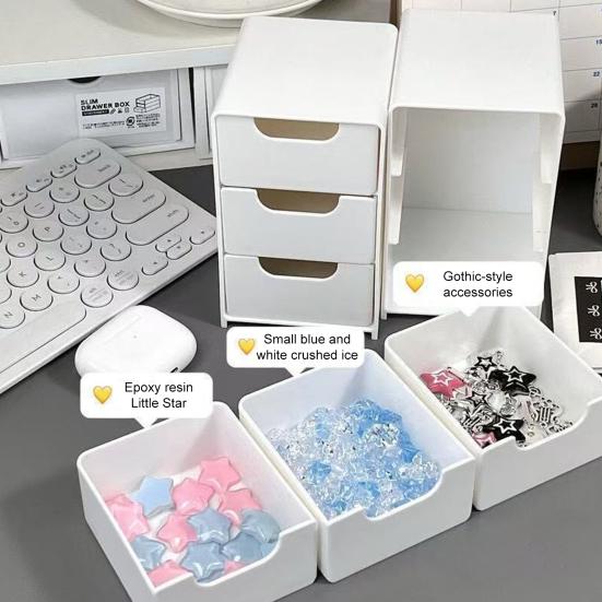 Yousheng Desktop Organizer Storage Box with Drawers Large Capacity Stackable Dustproof Makeup Storage Holder Desk Organizer белый
Yousheng Desktop Organizer Storage Box with Drawers Large Capacity Stackable Dustproof Makeup Storage Holder Desk Organizer белый