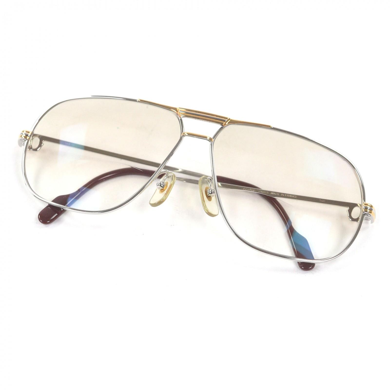 Great Cartier Glasses Trinity Two Bridges Silver mens Used
Great Cartier Glasses Trinity Two Bridges Silver mens Used