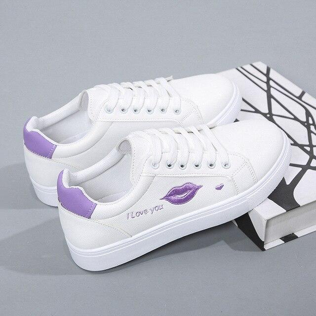 Женские вулканизированные туфли, модные вышитые белые кроссовки, дышащие кроссовки на шнуровке, женская обувь с мягкой подошвой 36 фиолетовый
Женские вулканизированные туфли, модные вышитые белые кроссовки, дышащие кроссовки на шнуровке, женская обувь с мягкой подошвой 36 фиолетовый