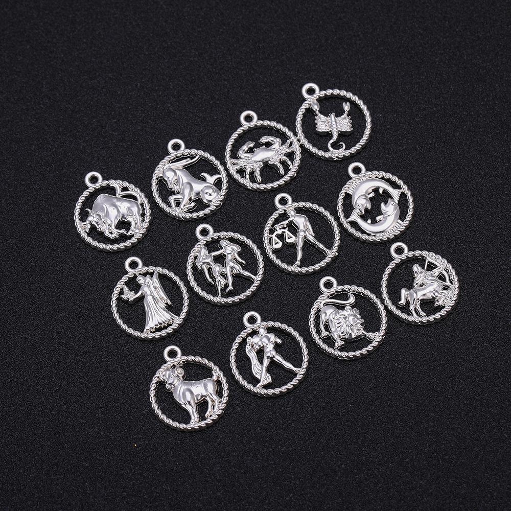 Teamer 12pcs/lot Zodiac Charms Gemini Aries Libra Taurus 12 Constellation Pendant for Jewelry DIY Making Necklace Birthday Gifts Gold
Teamer 12pcs/lot Zodiac Charms Gemini Aries Libra Taurus 12 Constellation Pendant for Jewelry DIY Making Necklace Birthday Gifts Gold