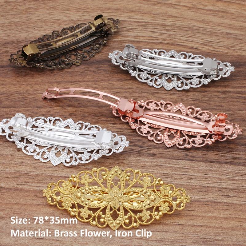 БоЮТе (10 шт./лот) Металлическая латунная филигранная основа для заколки в виде цветка, женские заколки для волос, материалы ручной работы Color- Gold
БоЮТе (10 шт./лот) Металлическая латунная филигранная основа для заколки в виде цветка, женские заколки для волос, материалы ручной работы Color- Gold