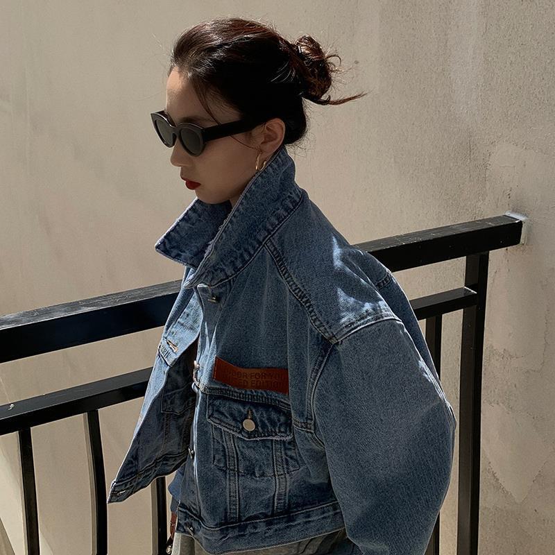 2023 Autumn Trendy Denim Jacket: Women s Loose Fit, Short Korean Style with Long Sleeves M
2023 Autumn Trendy Denim Jacket: Women s Loose Fit, Short Korean Style with Long Sleeves M