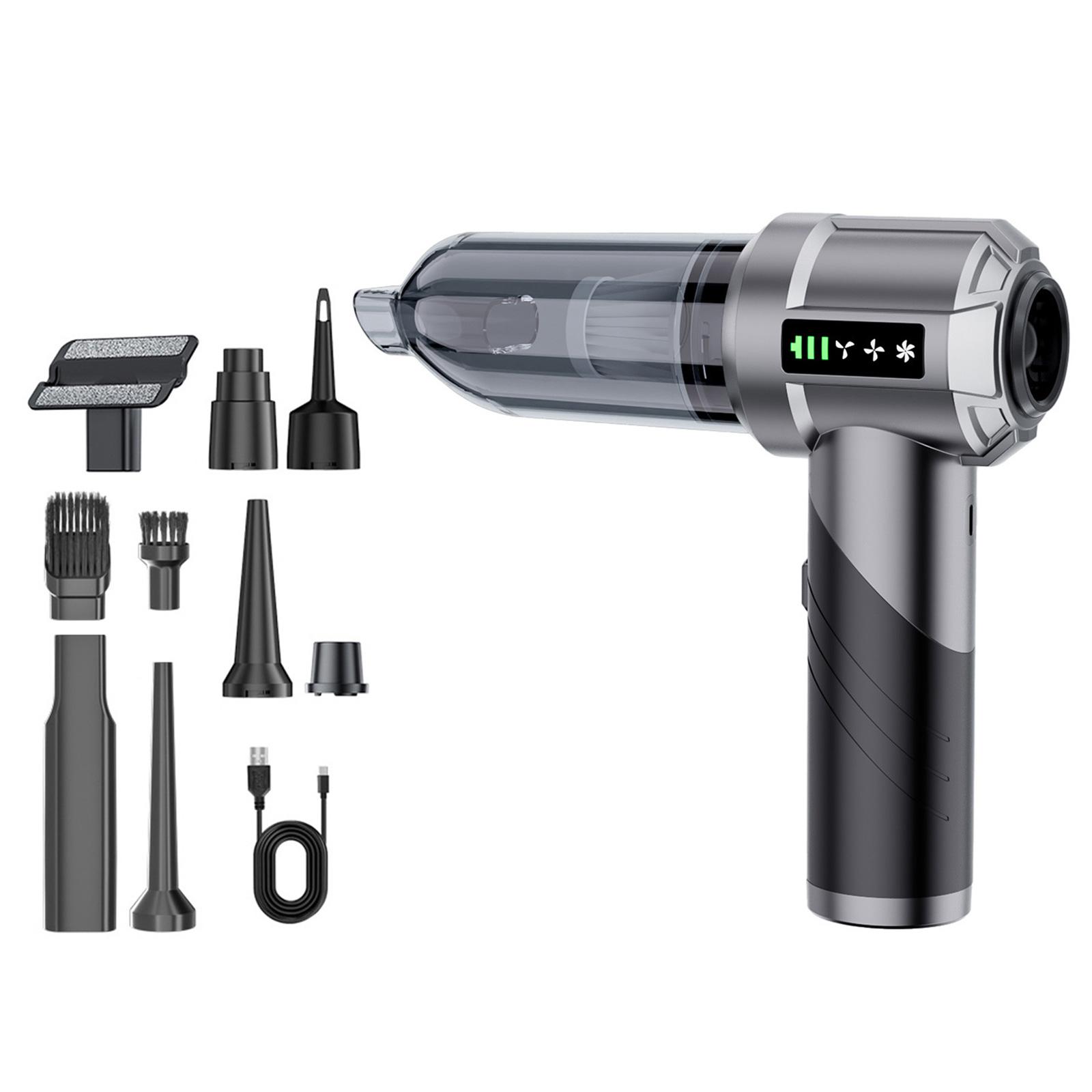 Functional Handheld Vacuum Cleaner Offering Inflation Capability & 6000PA Suction Washable Filter Tool for Easy Storage
Functional Handheld Vacuum Cleaner Offering Inflation Capability & 6000PA Suction Washable Filter Tool for Easy Storage