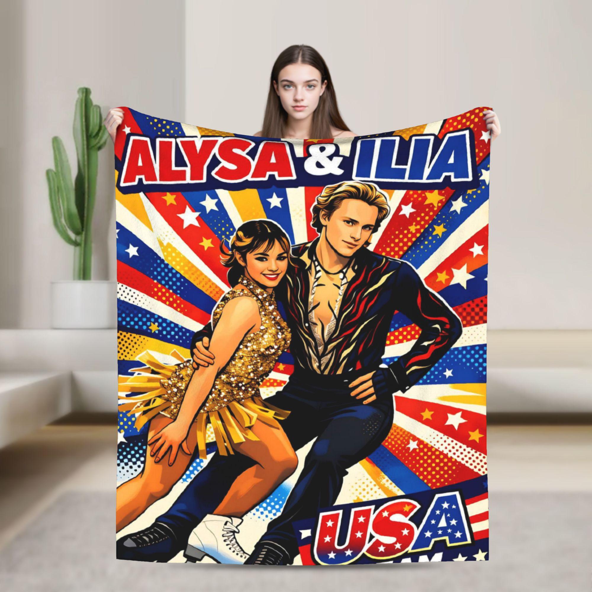Ilia Malinin The Quad God Blanket Girls Flannel Throw Blanket For Couch Bed Warm Soft Custom Quality Bedspread Gift 75x100cm (30x40inch)
Ilia Malinin The Quad God Blanket Girls Flannel Throw Blanket For Couch Bed Warm Soft Custom Quality Bedspread Gift 75x100cm (30x40inch)
