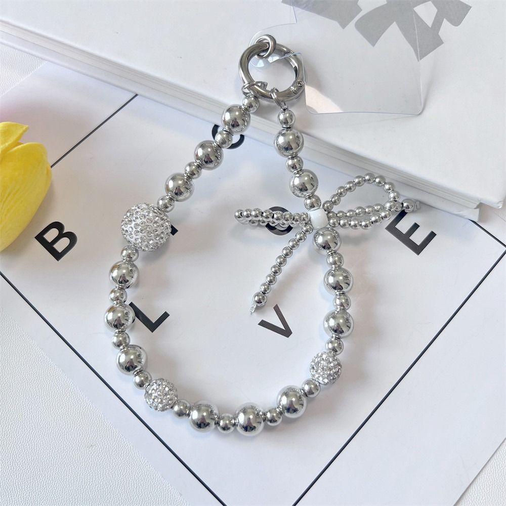 Phone Charm Electroplated Silver Lanyard Light Luxury Mobile Phone Lanyard Mobile Phone Decoration no.3
Phone Charm Electroplated Silver Lanyard Light Luxury Mobile Phone Lanyard Mobile Phone Decoration no.3