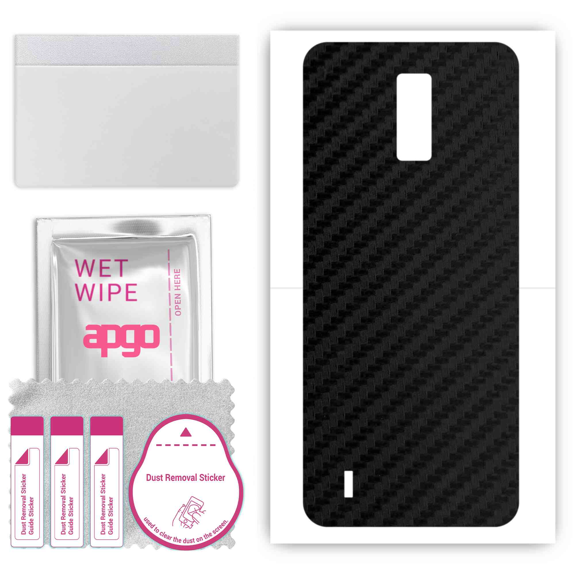 apgo Protective Skin Sticker for the back compatible with ZTE Blade A32, Wrap Film, Foil, Vinyl - Pattern Carbon Black
apgo Protective Skin Sticker for the back compatible with ZTE Blade A32, Wrap Film, Foil, Vinyl - Pattern Carbon Black