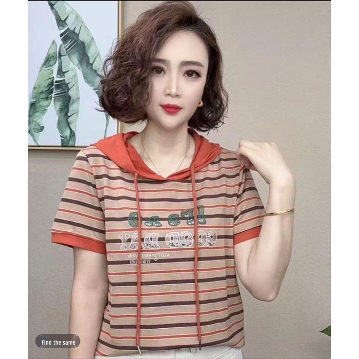 Douyin Hot Item: Women s Short Sleeve Mid-Aged Loose High-End Top 2XL помаранчевий
Douyin Hot Item: Women s Short Sleeve Mid-Aged Loose High-End Top 2XL помаранчевий