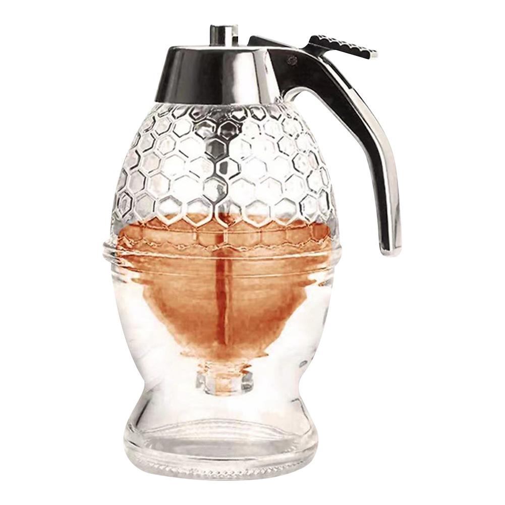 Juice Syrup Cup Bee Drip Dispenser Kettle Kitchen Storage Pot Stand Holder Accessories Comb Shaped Syrup Container Honey Jar
Juice Syrup Cup Bee Drip Dispenser Kettle Kitchen Storage Pot Stand Holder Accessories Comb Shaped Syrup Container Honey Jar