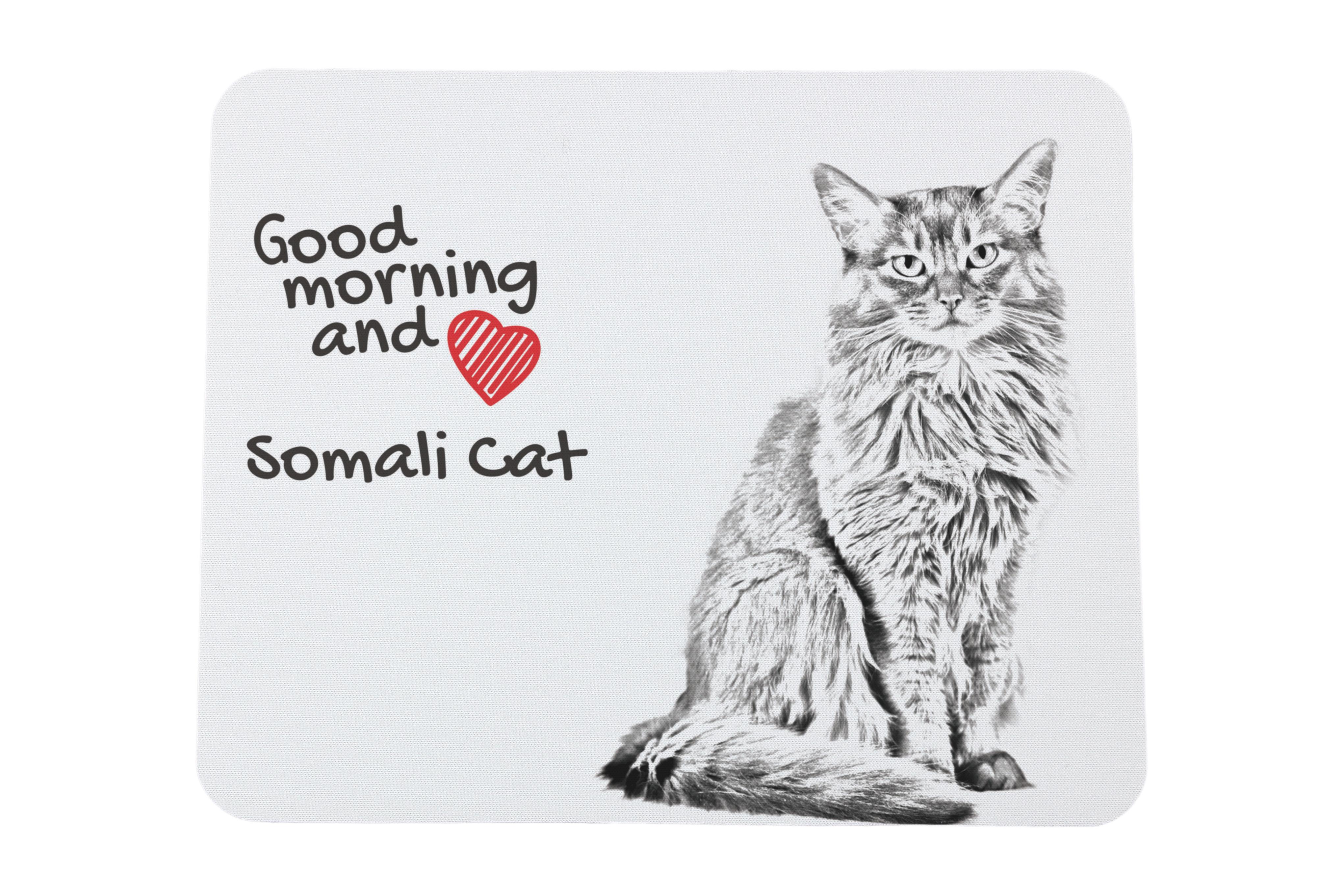 Somali - mouse pad with print, personalized cat pad, unique gadget for an office worker from the Art-Dog brand білий
Somali - mouse pad with print, personalized cat pad, unique gadget for an office worker from the Art-Dog brand білий