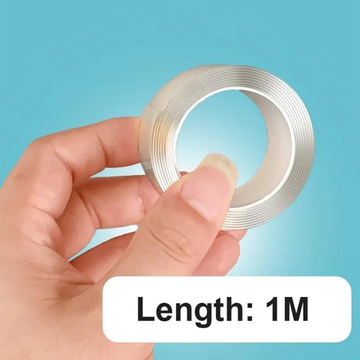 1/3/5M Nano Transparent Double-sided Tape Acrylic Material Traceless Washable Reusable Stationery School Office Supplies
1/3/5M Nano Transparent Double-sided Tape Acrylic Material Traceless Washable Reusable Stationery School Office Supplies