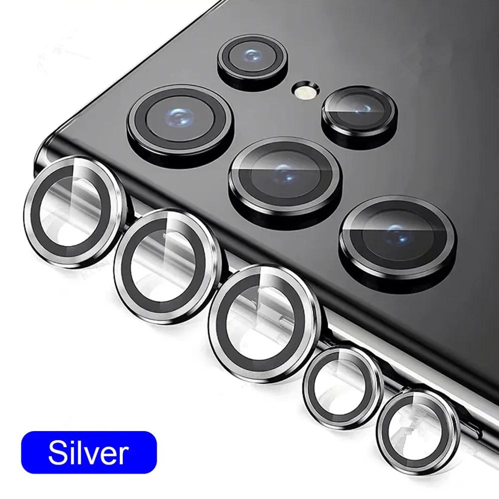 HD Tempered Glass Camera Lens Protector Metal Ring Film For Samsung Galaxy S26 S25 S24 S23 Ultra Plus Anti-Scratch For S26 Ultra&Tempered glass срібний
HD Tempered Glass Camera Lens Protector Metal Ring Film For Samsung Galaxy S26 S25 S24 S23 Ultra Plus Anti-Scratch For S26 Ultra&Tempered glass срібний