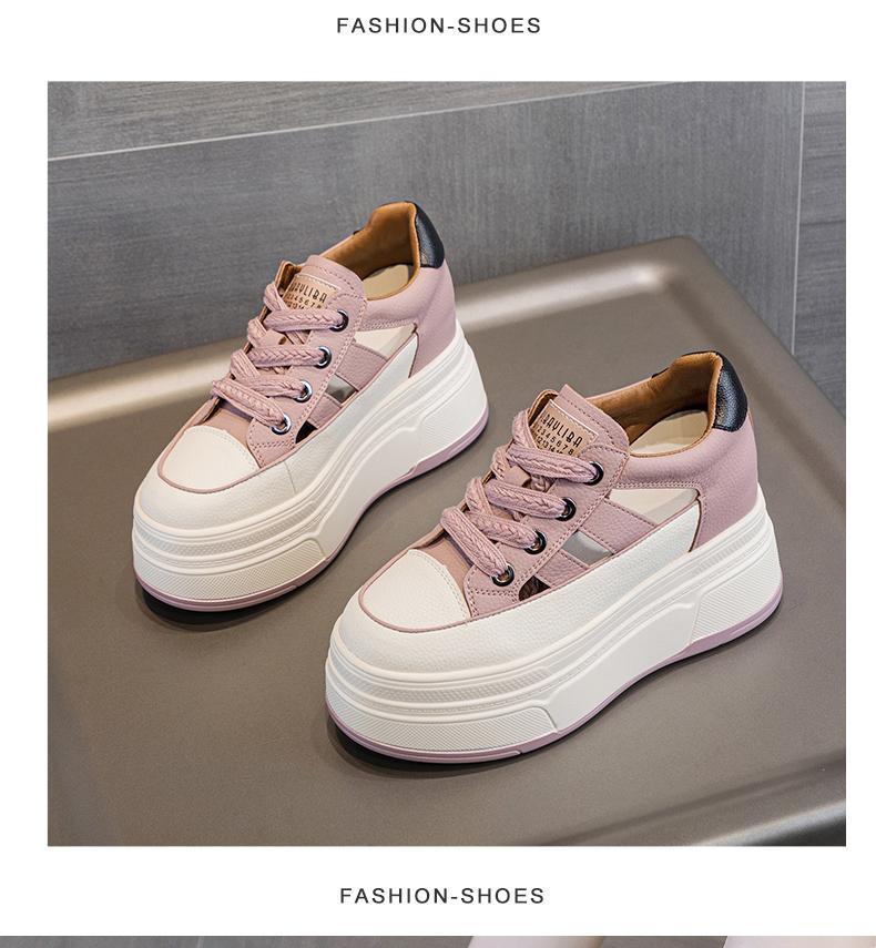 Spring summer new hollowed out height-increasing casual shoes thick round toe simple comfortable shoes 40 світло-фіолетового кольору
Spring summer new hollowed out height-increasing casual shoes thick round toe simple comfortable shoes 40 світло-фіолетового кольору