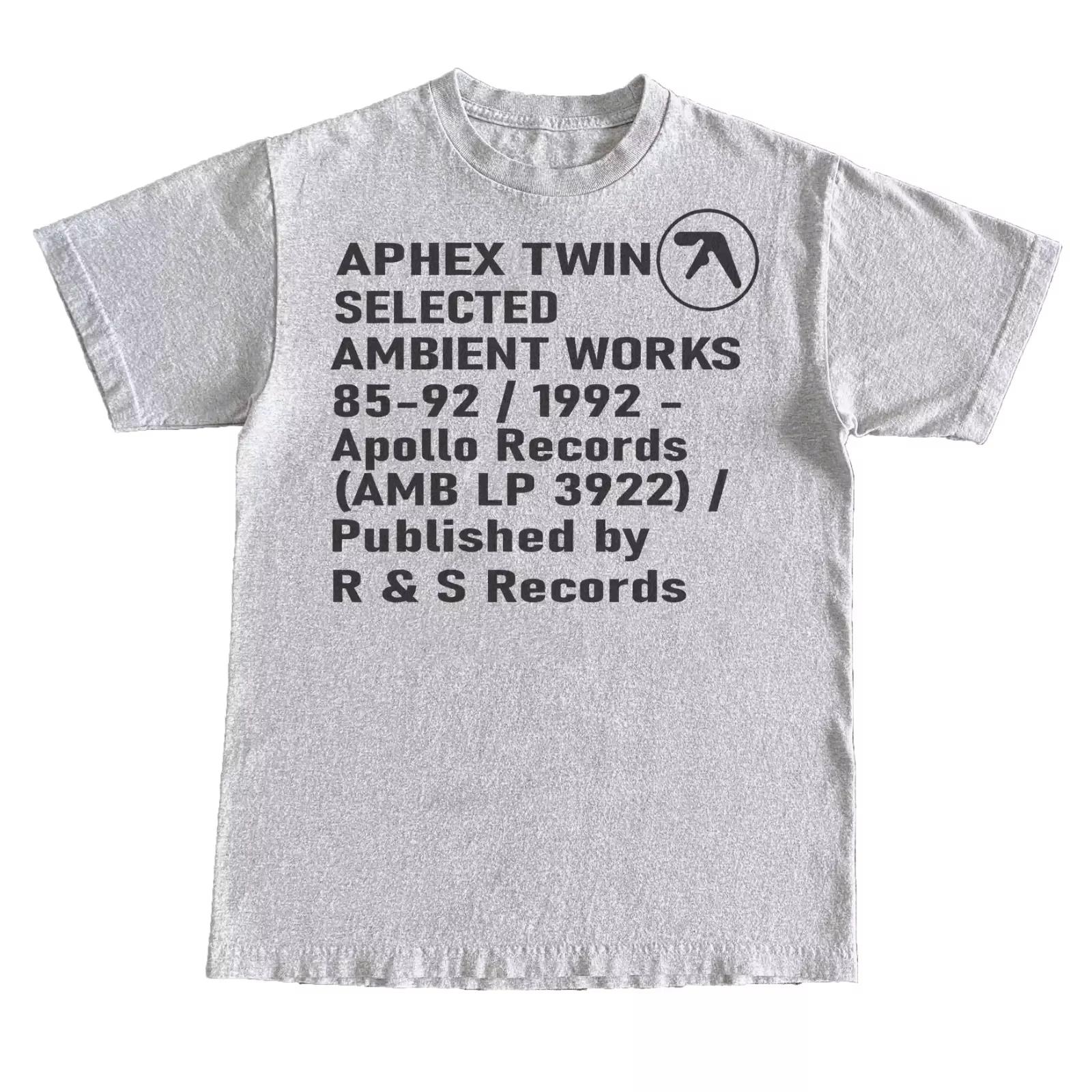 Aphex Twin Selected Ambient Works Бавовняна футболка Унісекс Чоловіки Жінки Коротка рукава Новинка Мода Розкішна футболка Повсякденні Топи 2XL
Aphex Twin Selected Ambient Works Бавовняна футболка Унісекс Чоловіки Жінки Коротка рукава Новинка Мода Розкішна футболка Повсякденні Топи 2XL