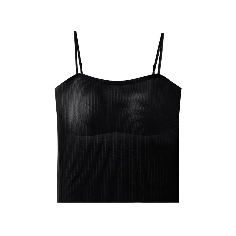 Sling vest, spring and summer versatile bra cover, one-piece with chest pad, inner backing top, beautiful back Z xl ( 65-80kg ) чорний
Sling vest, spring and summer versatile bra cover, one-piece with chest pad, inner backing top, beautiful back Z xl ( 65-80kg ) чорний