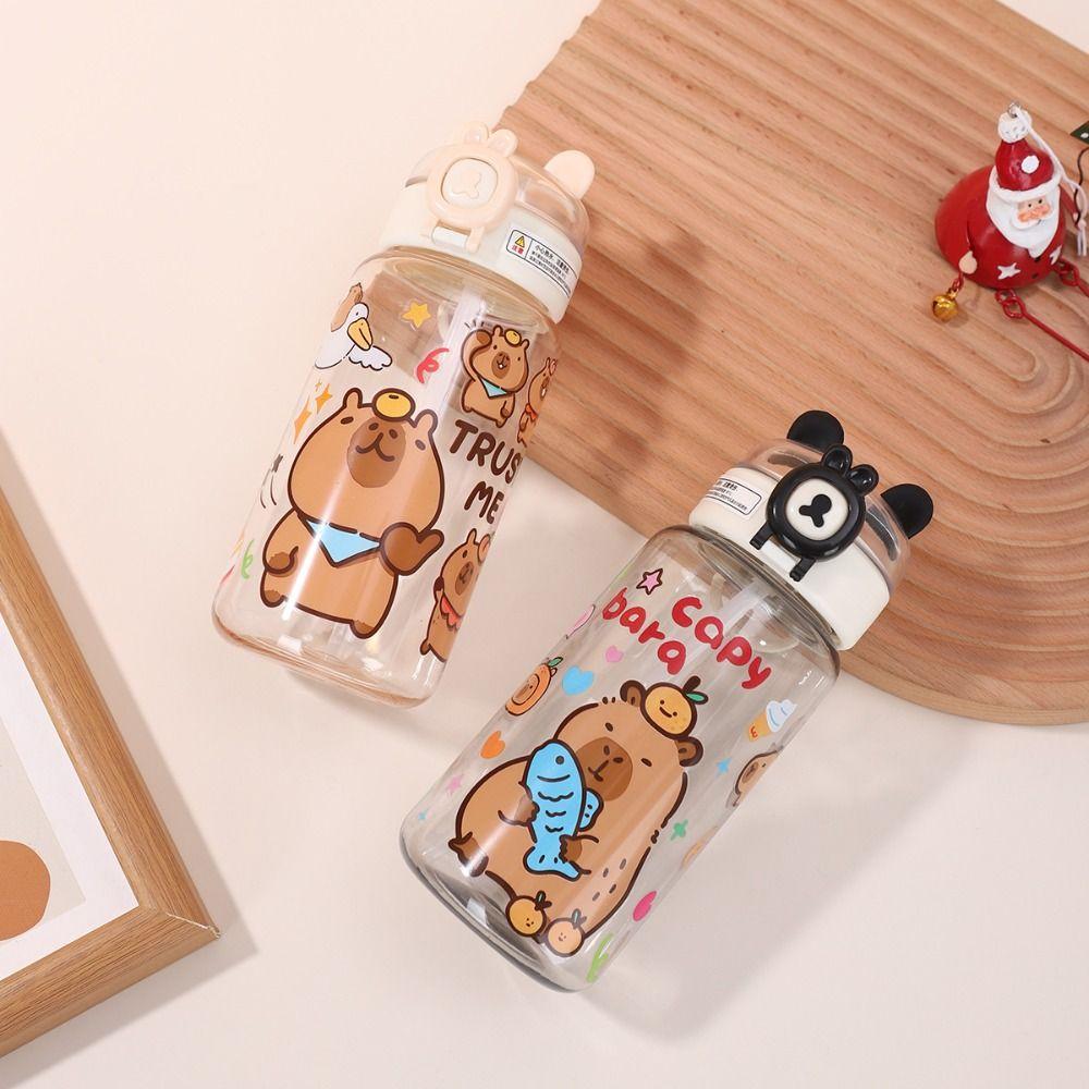 Cartoon Capybara Water Bottles 500ml Sport Water Bottle Transparent Plastic Cup Juice зелений
Cartoon Capybara Water Bottles 500ml Sport Water Bottle Transparent Plastic Cup Juice зелений