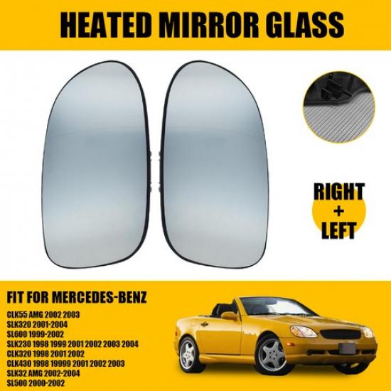 Mirror Glass for Mercedes CLK320 CLK430 SL500 SLK230 Right SLK320 & Left Side
Mirror Glass for Mercedes CLK320 CLK430 SL500 SLK230 Right SLK320 & Left Side