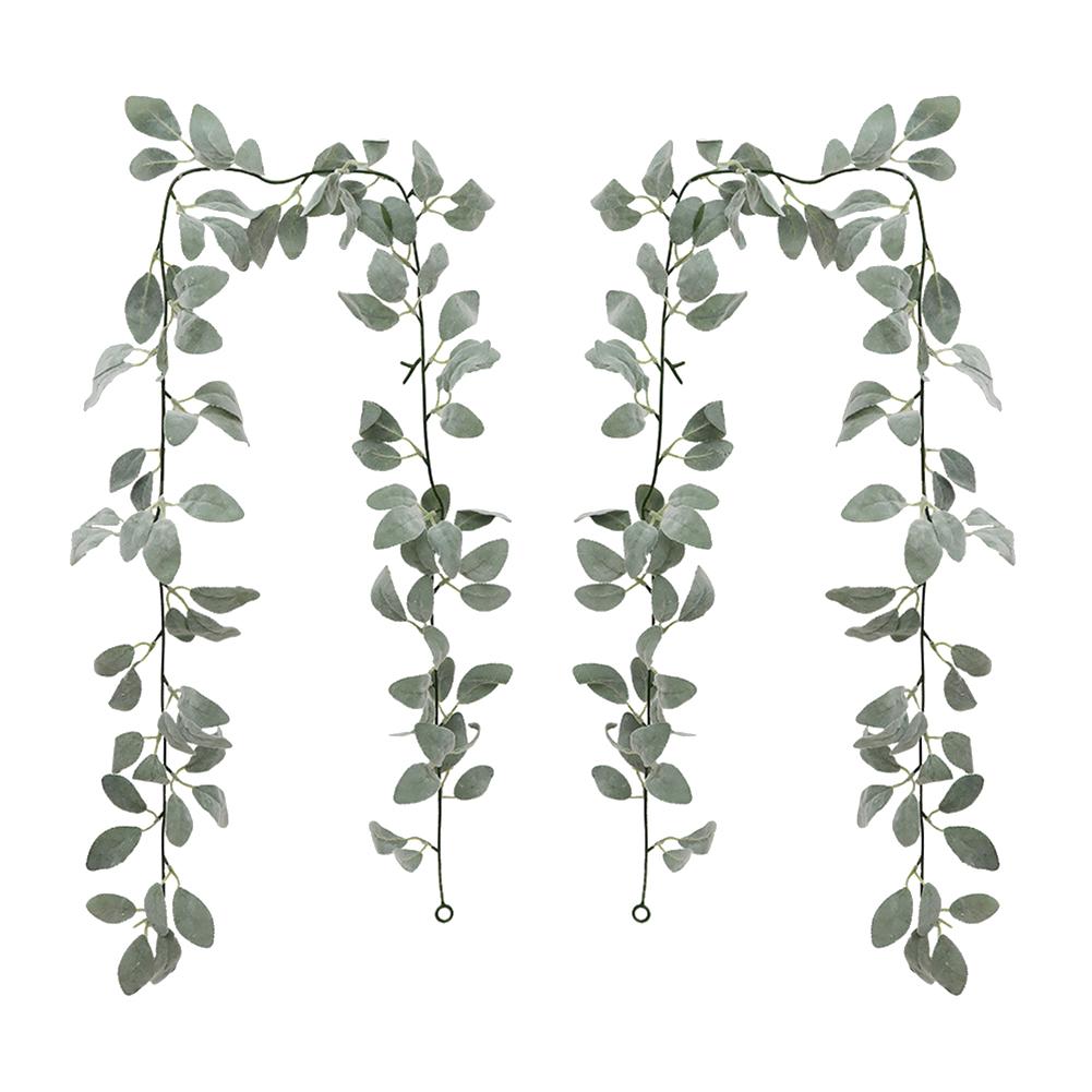 2 Pcs Artificial Vines, Wedding Decor With Eucalyptus Vine, Green Leaf, Waterproof Wedding Arch Party Decorations For Background, Dining Table Center Type B without flowers
2 Pcs Artificial Vines, Wedding Decor With Eucalyptus Vine, Green Leaf, Waterproof Wedding Arch Party Decorations For Background, Dining Table Center Type B without flowers