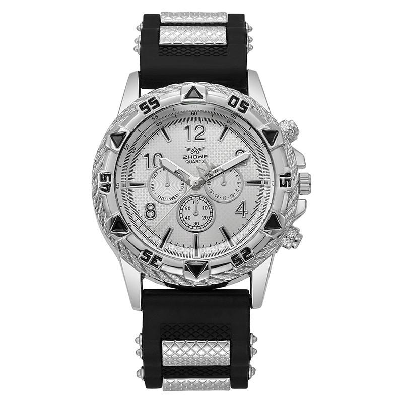 Mens Business Quartz Watch With Luminous Dial Silicone Strap For Casual Wear Silver
Mens Business Quartz Watch With Luminous Dial Silicone Strap For Casual Wear Silver