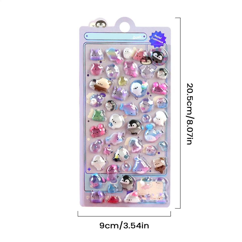 3D Floating Stickers cartoon Cute Luminous Toddler Decals Cartoon Bubble Stickers for Handbook Notebook Pencil Cases Water Cups
3D Floating Stickers cartoon Cute Luminous Toddler Decals Cartoon Bubble Stickers for Handbook Notebook Pencil Cases Water Cups