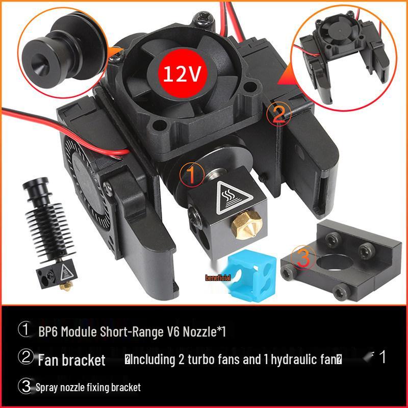 E3D V6 Nozzle Kit for 3D Printers: Includes Extruder Hotend, Remote/Direct Drive, 12V/24V Cooling Fan. Default
E3D V6 Nozzle Kit for 3D Printers: Includes Extruder Hotend, Remote/Direct Drive, 12V/24V Cooling Fan. Default