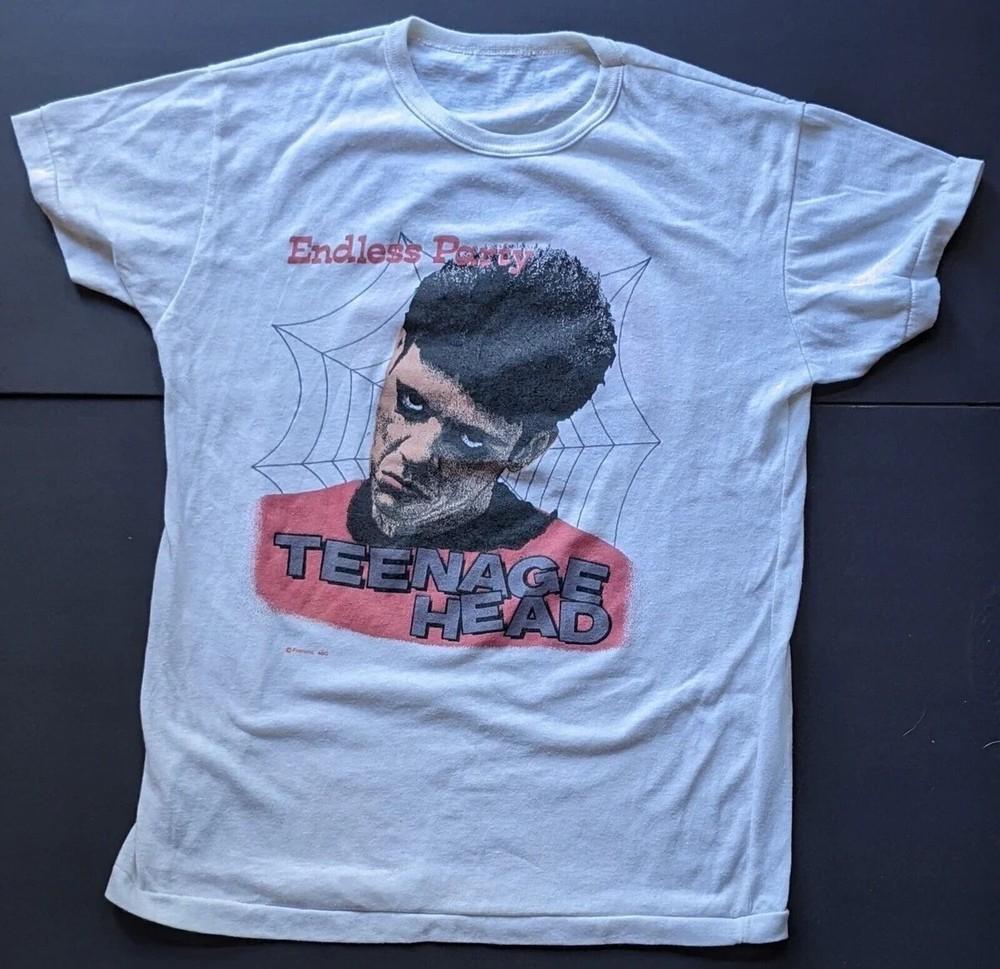 1984 Teenage Head Endless Party Frankie Venom White All Size T-Shirt Unisex T-Shirt XXXL
1984 Teenage Head Endless Party Frankie Venom White All Size T-Shirt Unisex T-Shirt XXXL