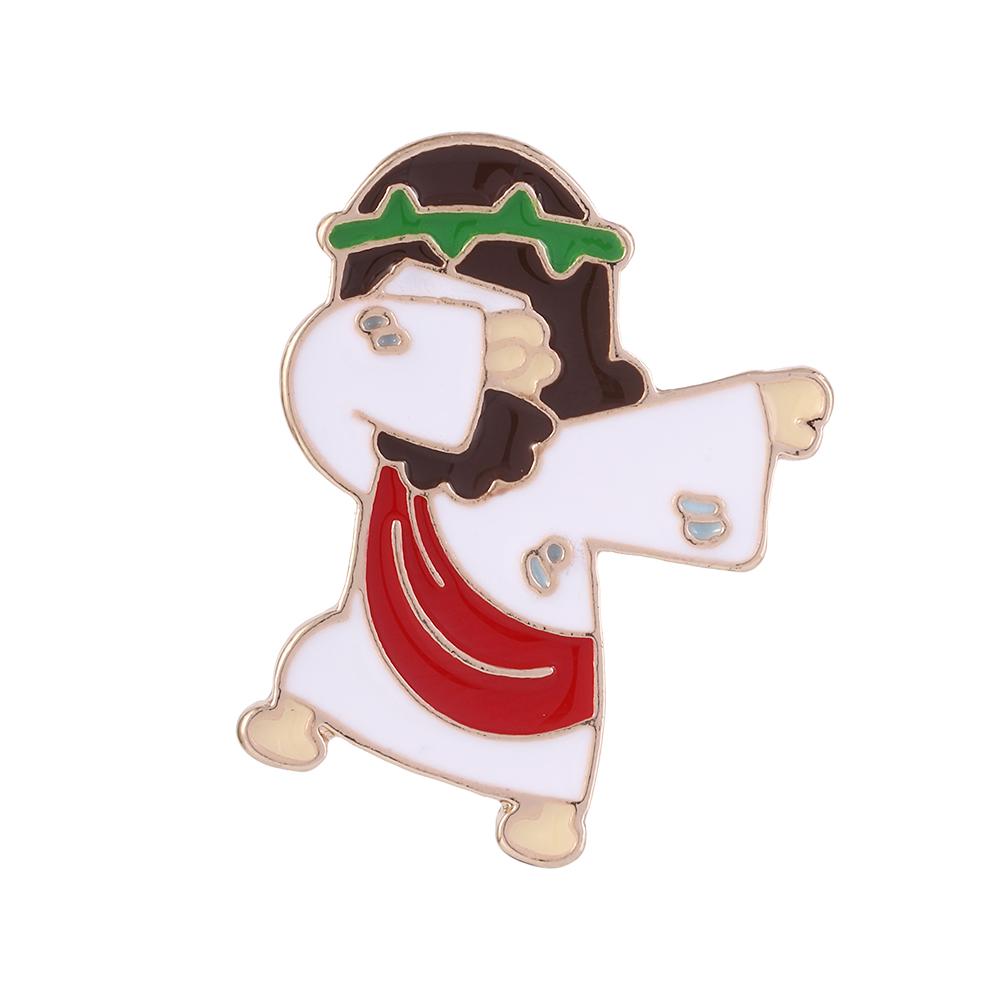 Funny Anime The Messiah Sheep Enamel Brooches Cartoon Jesus Christ Shall Feed His Flock Like a Shepherd Pins
Funny Anime The Messiah Sheep Enamel Brooches Cartoon Jesus Christ Shall Feed His Flock Like a Shepherd Pins