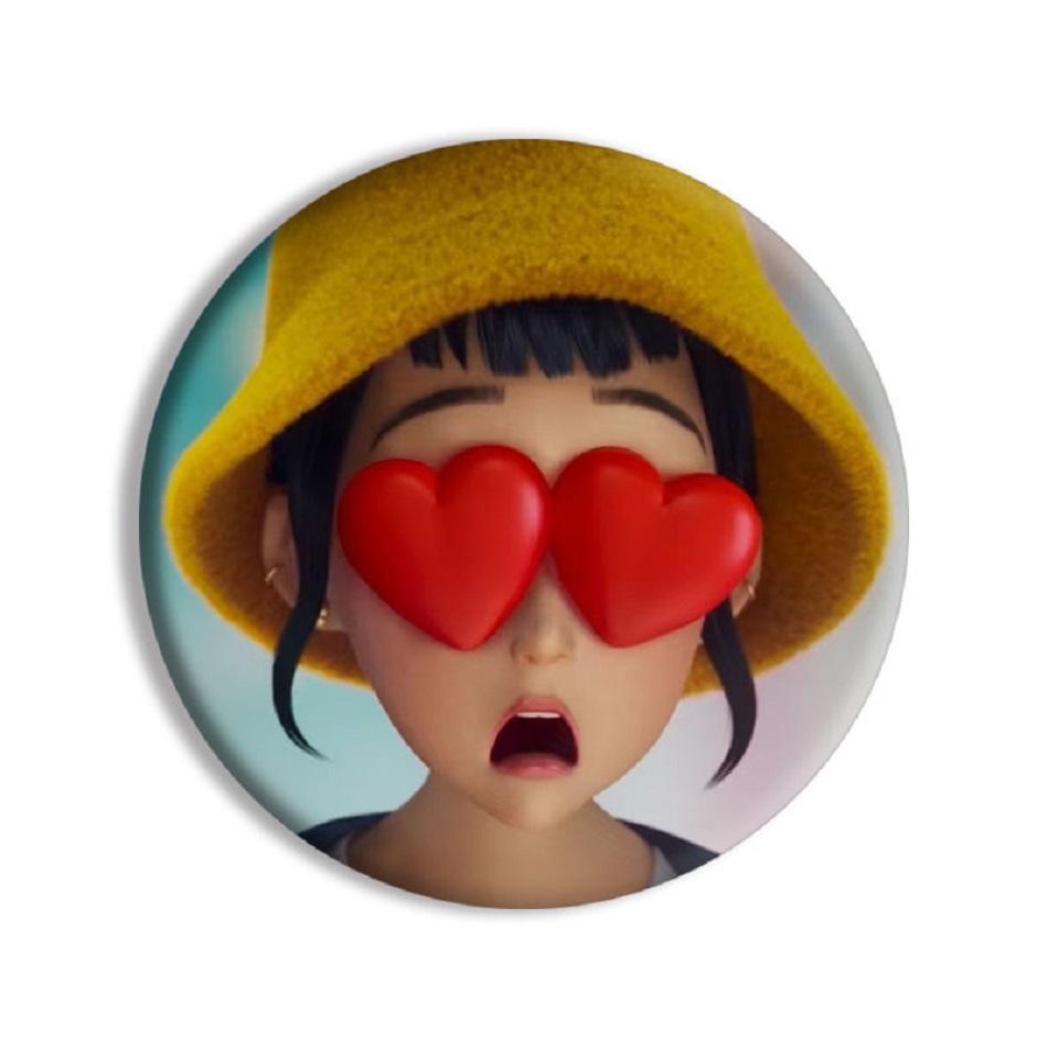 Huntrix Tinplate Button Brooch Pins for Jewelry Accessories Bag Decor Gifts Boys Girls Rumi Zoey Jinu Saja
Huntrix Tinplate Button Brooch Pins for Jewelry Accessories Bag Decor Gifts Boys Girls Rumi Zoey Jinu Saja