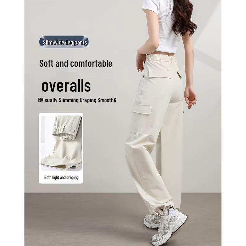 2025 Women s White High-Waist Wide-Leg Cargo Pants - Spring Slimming Style M (96-105 jin)
2025 Women s White High-Waist Wide-Leg Cargo Pants - Spring Slimming Style M (96-105 jin)