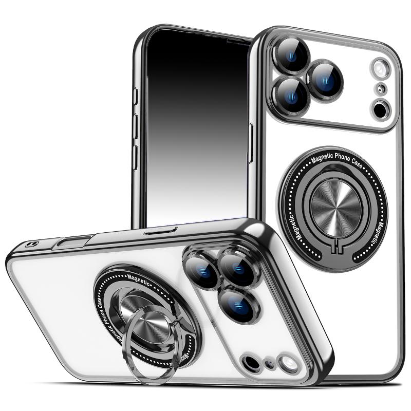 360° Rotate Metal Ring Holder Phone Case For iPhone 17 Air 16 15 14 Plus 13 12 11 Pro Max For Magsafe Magnetic Shockproof Cover iPhone 15 Pro Max чорний
360° Rotate Metal Ring Holder Phone Case For iPhone 17 Air 16 15 14 Plus 13 12 11 Pro Max For Magsafe Magnetic Shockproof Cover iPhone 15 Pro Max чорний