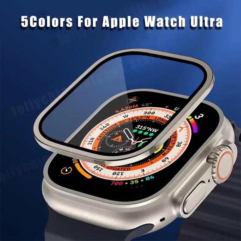 Metal Bumper+Tempered Glass For Apple Watch Ultra 2 49mm Accessories Screen Protector Anti-Scratch HD Full Film iWatch Ultra2 49 49mm срібний
Metal Bumper+Tempered Glass For Apple Watch Ultra 2 49mm Accessories Screen Protector Anti-Scratch HD Full Film iWatch Ultra2 49 49mm срібний