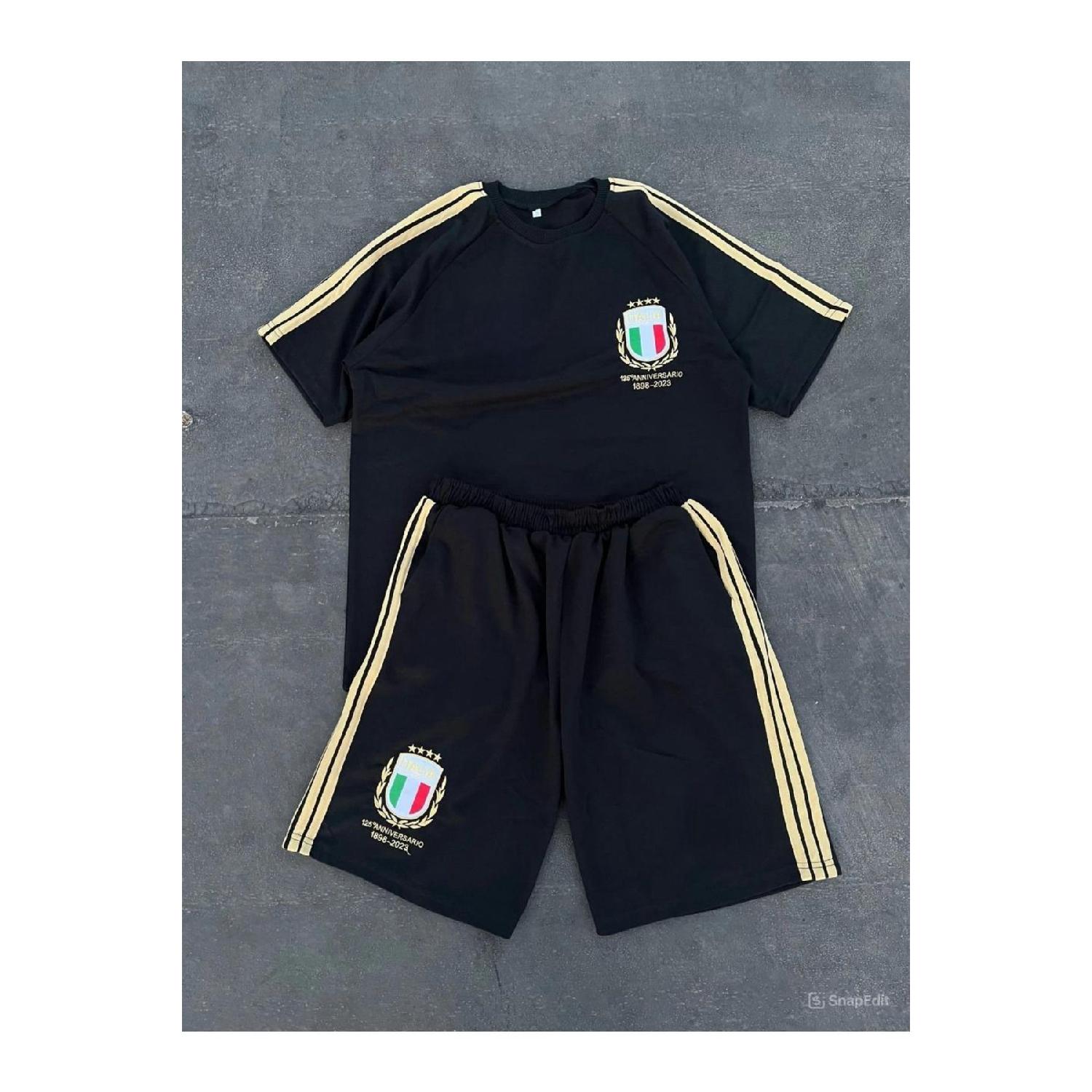 Черный детский трикотаж специального дизайна в честь 125-летия национальной сборной Италии (Трикотажные шорты, носки) 10-11 Yaş чистый
Черный детский трикотаж специального дизайна в честь 125-летия национальной сборной Италии (Трикотажные шорты, носки) 10-11 Yaş чистый