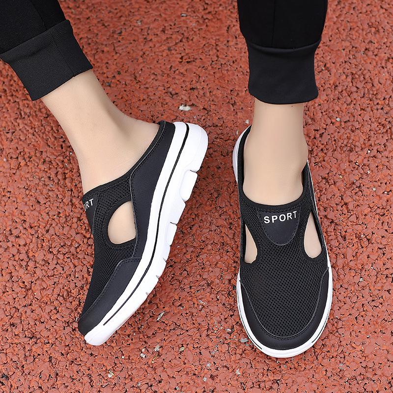 Summer semi-drag breathable flat men s shoes outdoor casual shoes lightweight fashion couple lazy one pedal 35 белый
Summer semi-drag breathable flat men s shoes outdoor casual shoes lightweight fashion couple lazy one pedal 35 белый
