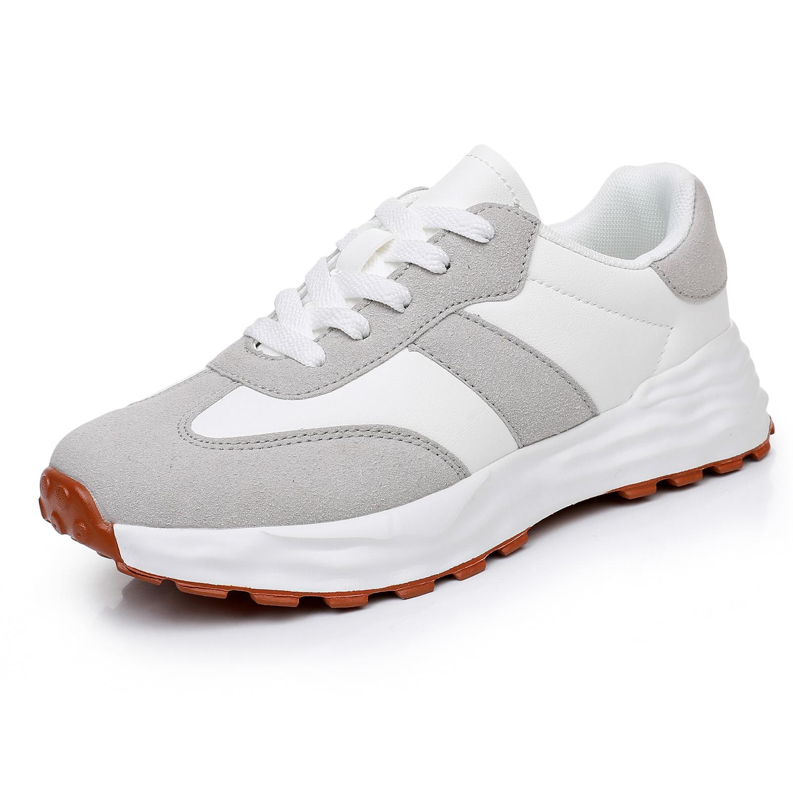 Fashion New Casual Sneakers Women Suede Leather Patchwork Mixed Colors Lace-Up Round Toe Platform Shoes Lady Flats Handmade 36 сірий колір
Fashion New Casual Sneakers Women Suede Leather Patchwork Mixed Colors Lace-Up Round Toe Platform Shoes Lady Flats Handmade 36 сірий колір