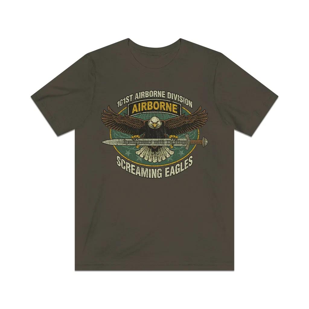 101st Screaming Eagles 1918 Vintage Men s T shirt 4XL
101st Screaming Eagles 1918 Vintage Men s T shirt 4XL
