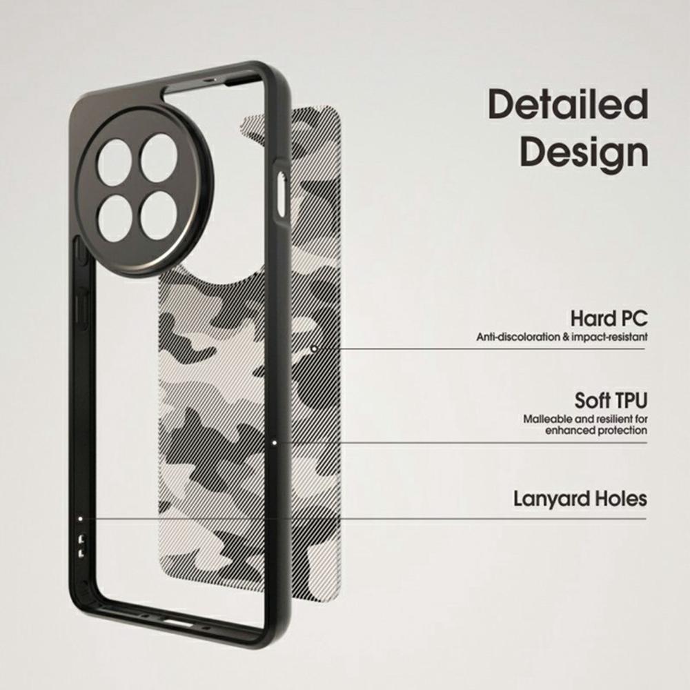 IBMRS Phone Case For OnePlus Ace 5 5G/Ace 5 Pro 5G/13R 5G TPU+PC Heavy Duty Shockproof Cover Camera Protection Artistic Camouflage
IBMRS Phone Case For OnePlus Ace 5 5G/Ace 5 Pro 5G/13R 5G TPU+PC Heavy Duty Shockproof Cover Camera Protection Artistic Camouflage