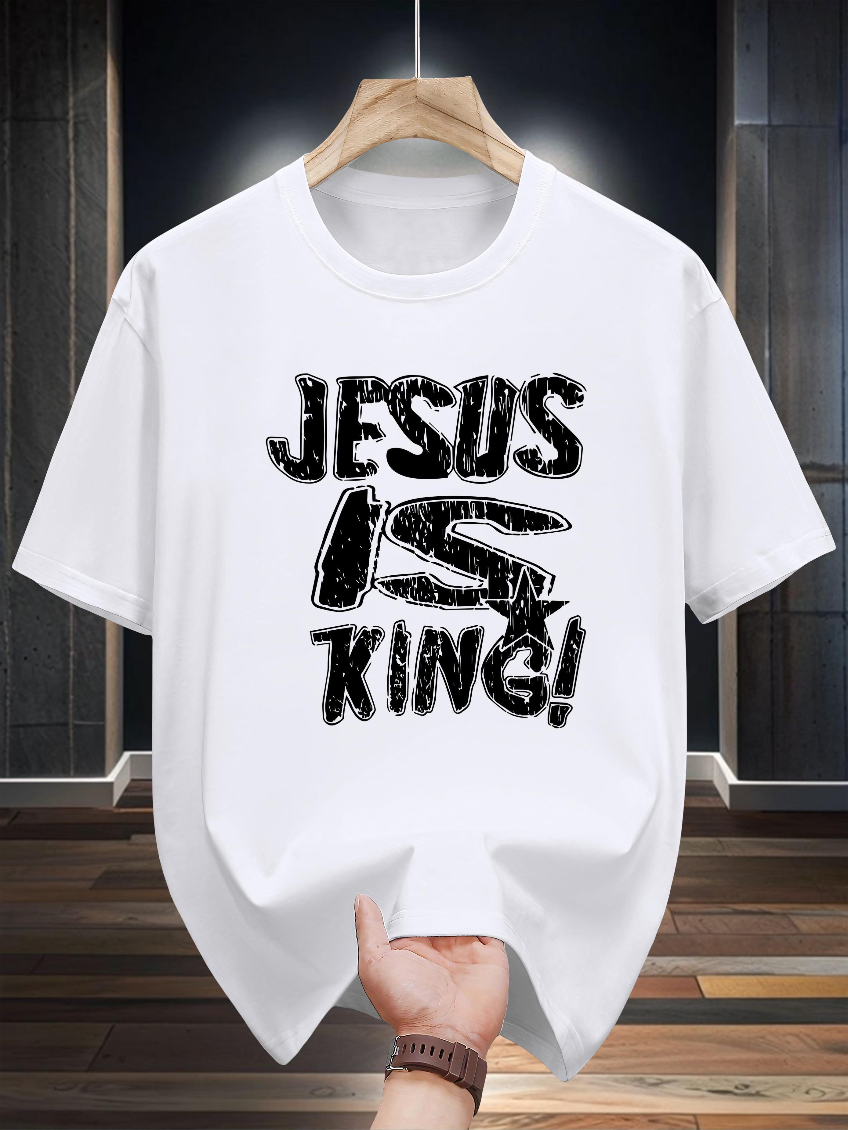 Jesus is King! 100% Cotton Graphic T-shirt - Casual Crew Neck XXXL
Jesus is King! 100% Cotton Graphic T-shirt - Casual Crew Neck XXXL