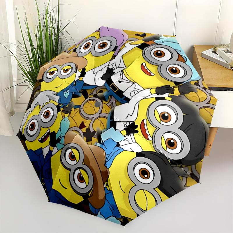 1pc Minions Automatic Folding Umbrella - Compact 8-Rib Design, Durable Plastic & Iron, Perfect Gift for Friends & Family, Outdoor Umbrella, Fashionabl
1pc Minions Automatic Folding Umbrella - Compact 8-Rib Design, Durable Plastic & Iron, Perfect Gift for Friends & Family, Outdoor Umbrella, Fashionabl