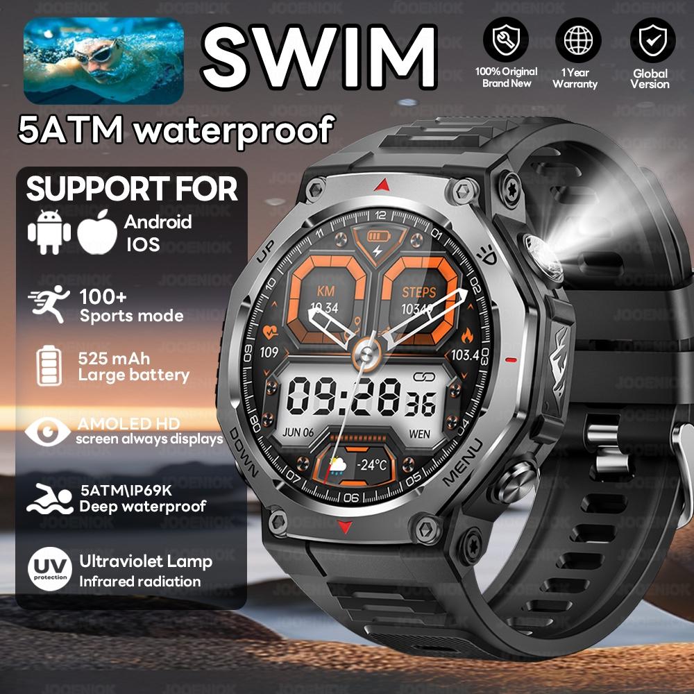 T-REX 3 Bluetooth Call Smart Watch Men GPS Outdoor Military Watch 10ATM Waterproof LED Lights Health Monitoring Smartwatches GPS чорний
T-REX 3 Bluetooth Call Smart Watch Men GPS Outdoor Military Watch 10ATM Waterproof LED Lights Health Monitoring Smartwatches GPS чорний